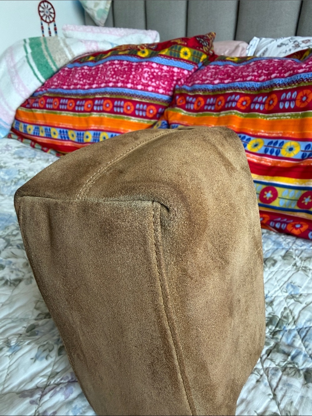 Coach Suede Vintage Demi Hobo Shoulder Bag Y2K - Picture 9 of 16